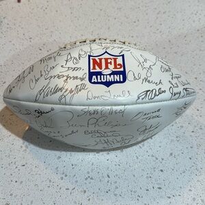 NFL Alumni Houston Oilers autographed football